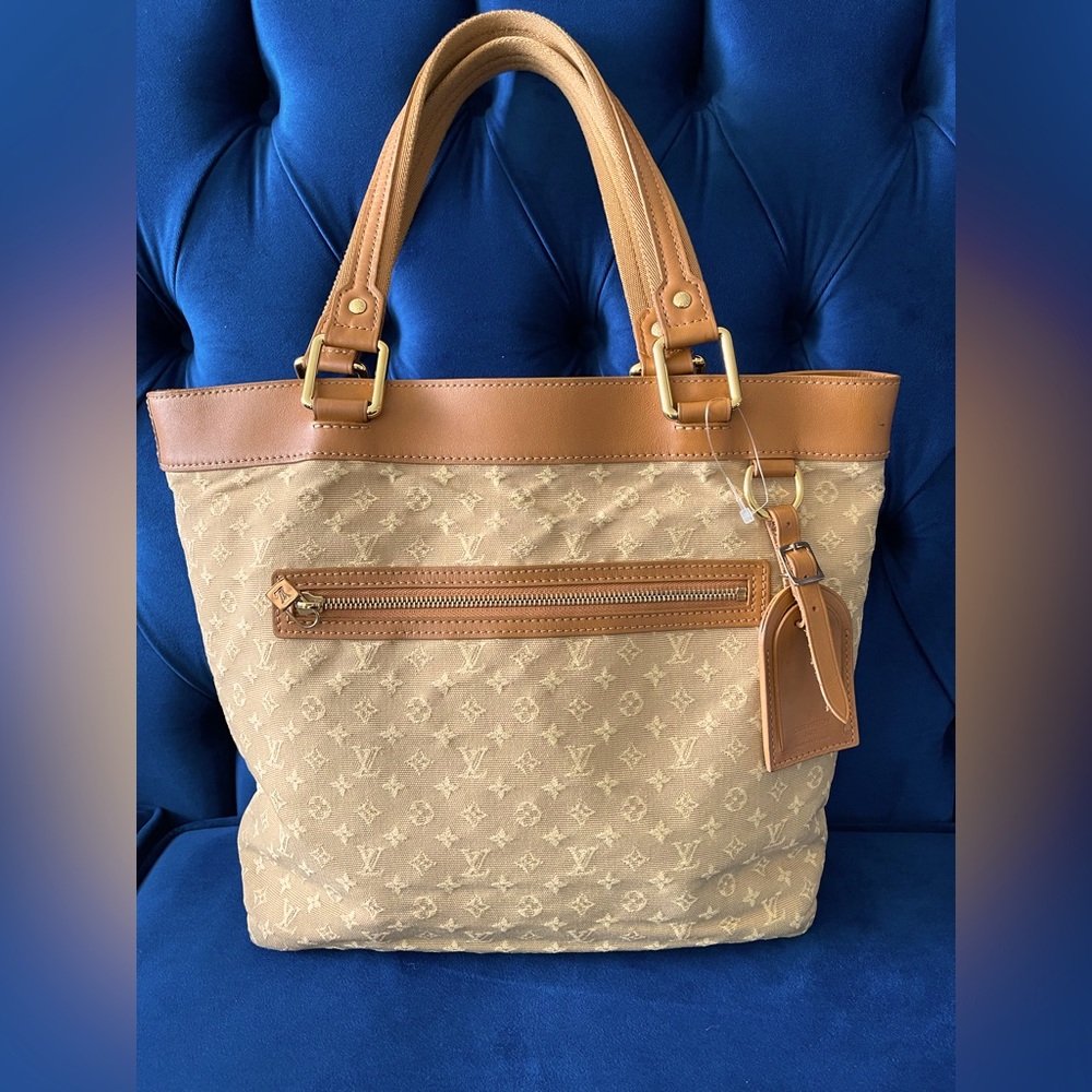 Louis Vuitton  mini Lin LUCILLE tote bag (light brown)
